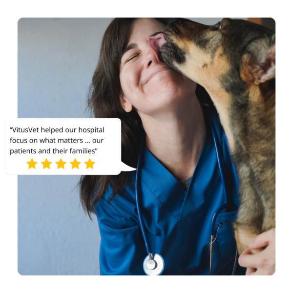 Veterinarians love VitusVets reminders, payment processing, mobile app, and texting